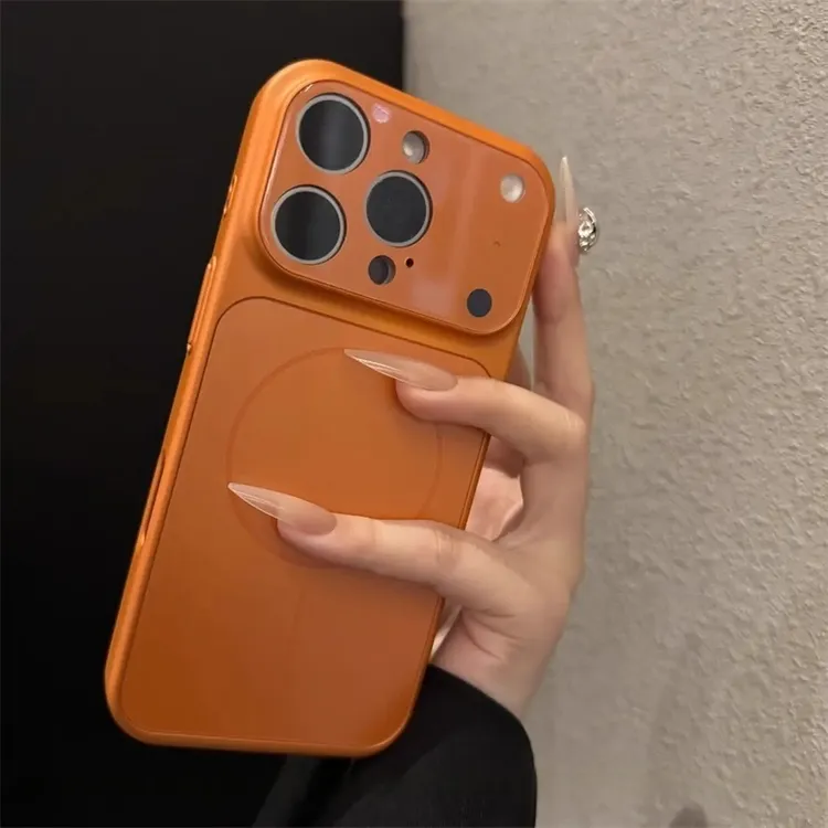 适用苹果17ProMax手机壳新款秒变17康宁磨砂玻璃壳网红防摔保护套