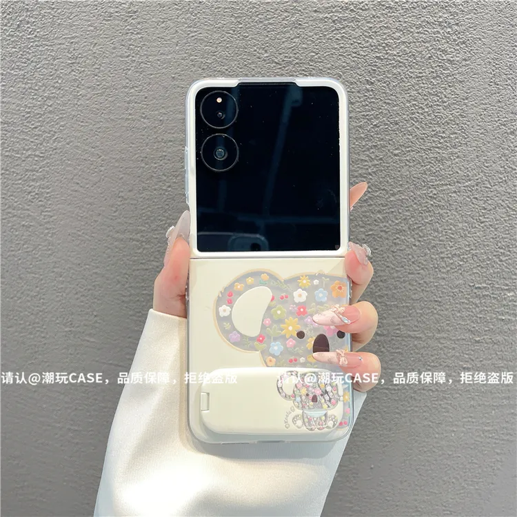 透明折叠壳适用华为荣耀/OPPO/VIVO/小米/三星/小米mixflip手机壳