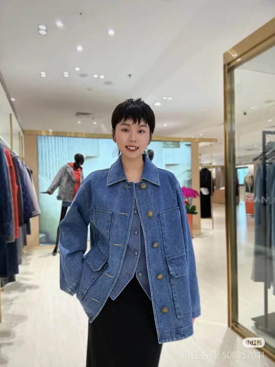 阿玛施牛仔外套5400850春款