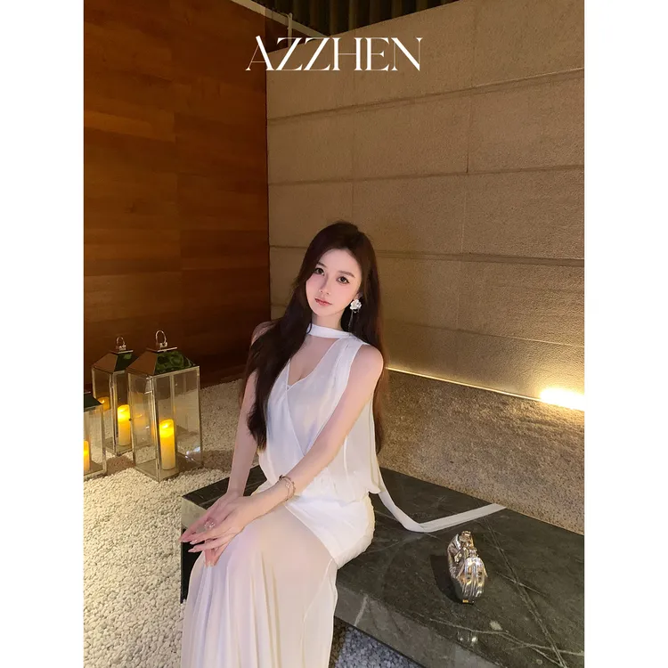 AZZHEN【白月光】飘逸度假风套装AZ5BSZ11-SB/AZ5BSZ10-SQ