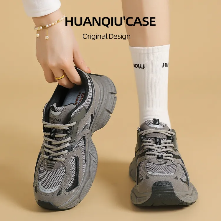 环球百搭冬天透气厚底老爹鞋情侣款炸街重工休闲软底运动鞋BD