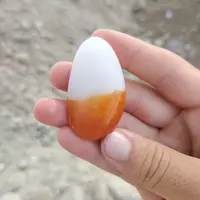无镶嵌红皮白肉吊坠