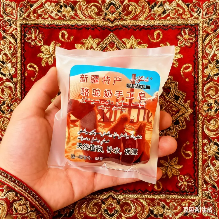 爱乐故扎丽Alguzal骆驼奶手工皂天然植物补水保湿新疆包邮