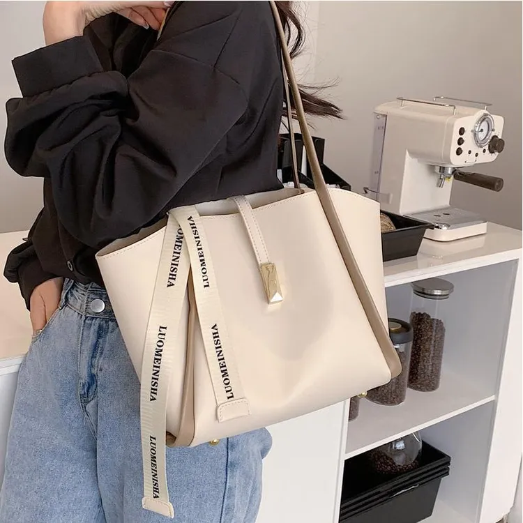 大包女大容量包包2025新款潮百搭感洋气单肩包上课通勤托特包