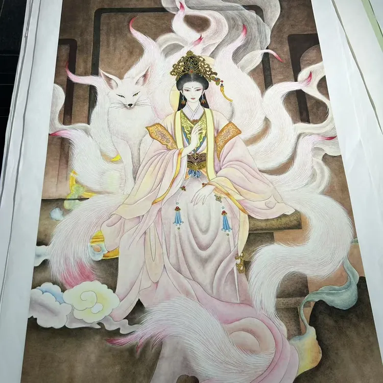 李老师九尾娘娘作品