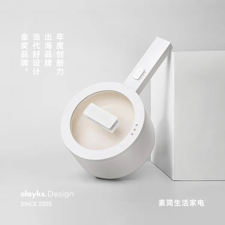 olayks立时电煮锅智能家用中式煮面学生锅宿舍电热电炒锅多功能锅
