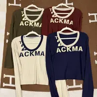 SuSu-150新款撞色字母印花针织衫