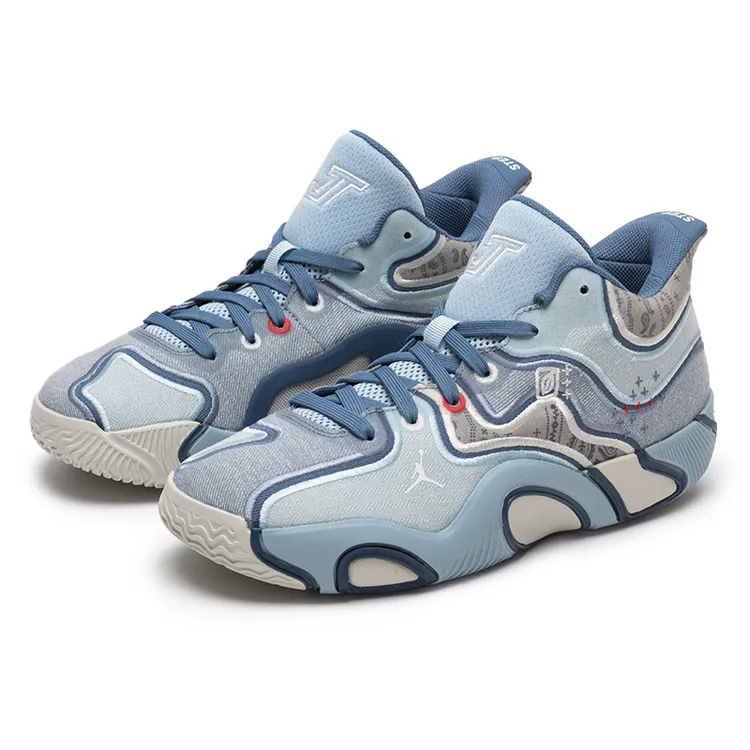 Nike耐克男女童鞋2025秋季新款中帮运动鞋JORDAN TATUM 3篮球鞋