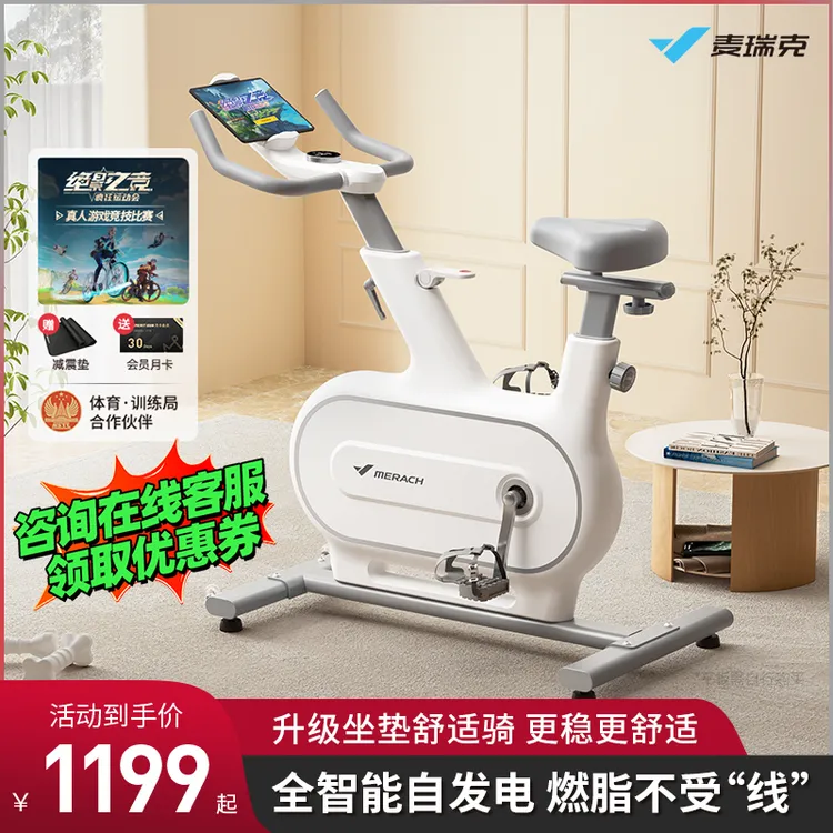 麦瑞克动感单车家用健身骑行锻炼运动自行车健身器材 绝影ONE S16
