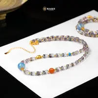 壹加师姐|手工设计黑草莓随型多宝锁骨项链多样性发一7969N