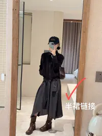 Made in Korea——【妮味穿搭】韩档口 2025秋新款格子半裙