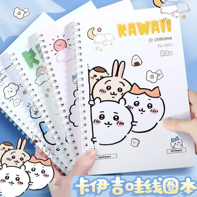 新款B5高颜值线圈卡通学生本子ins风可爱记事本