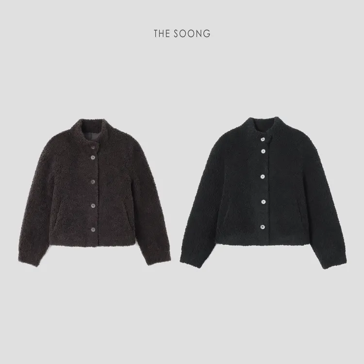 THESOONG|‘镇店王炸1oo%定制绵羊毛细腻保暖绒感外套HWPY6203