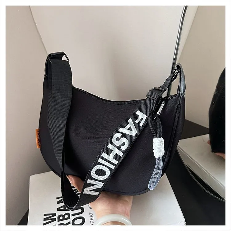 新款纯色托特包女士斜挎包大容量韩版简约百搭单肩包