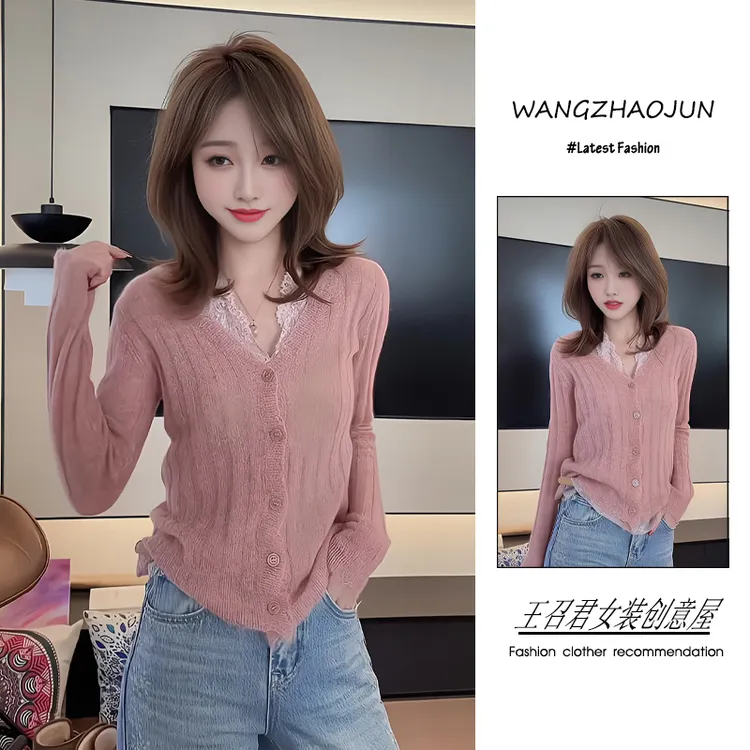 秋冬季2025年新款女装超流行韩系穿搭慵懒风显白显瘦百搭针织开衫