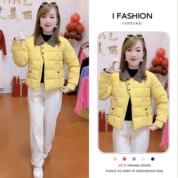 小个子冬季新款保暖2025设计感时尚洋气加厚短款棉服外套棉袄女士