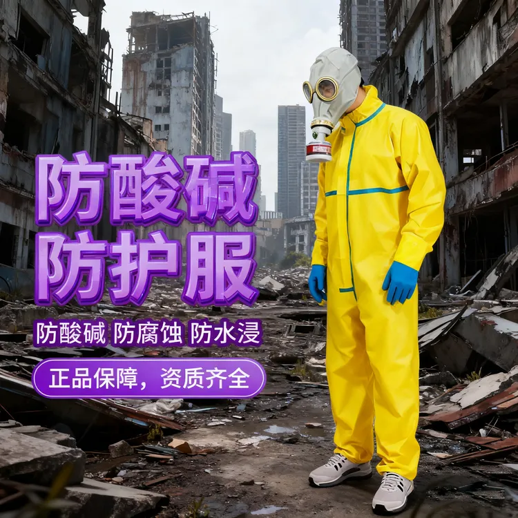 耐酸碱防护服国家标准德国耐酸碱防腐蚀工业处理连体防化服核