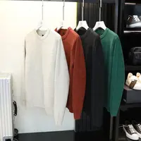 超值好货! 设计感很足！男女情侣款圆领打底针织衫毛衣