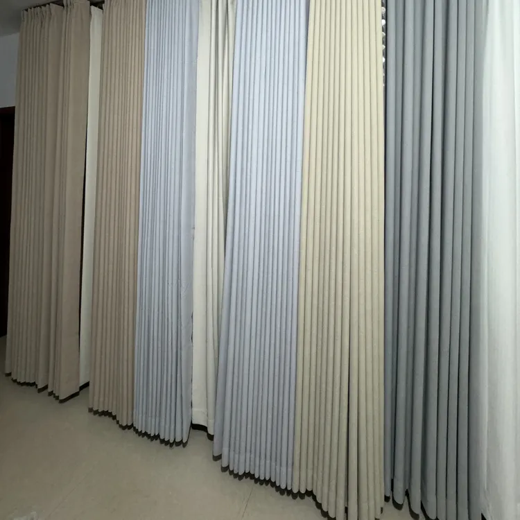 防风保暖遮光卧室窗帘批发卧室窗帘成品窗帘布