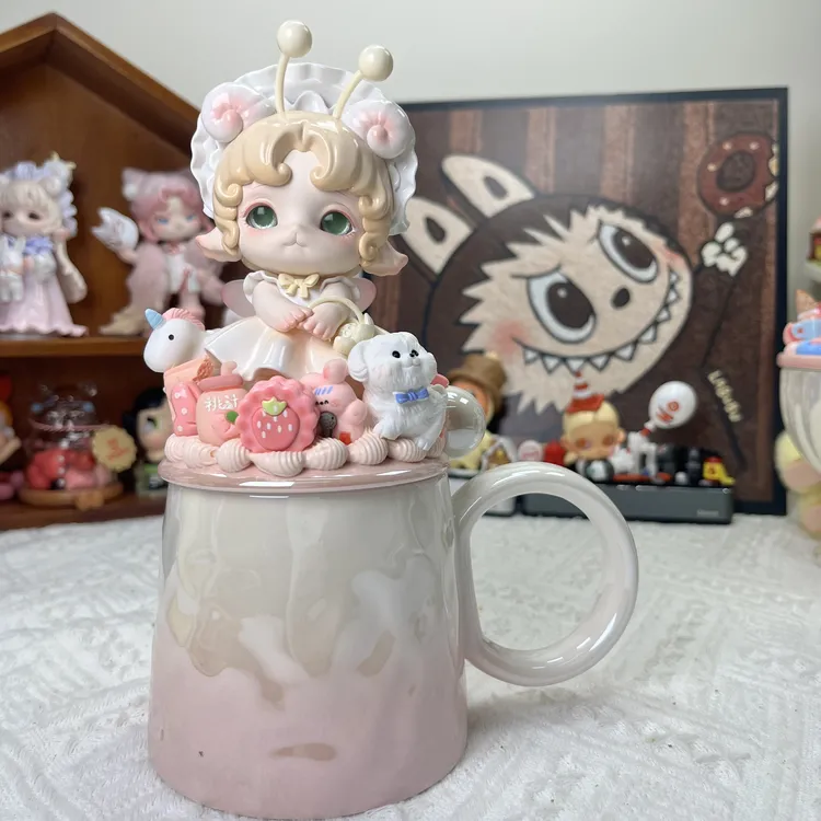米卷系列盲盒DIY奶油胶全新创意马克杯节假日闺蜜礼物