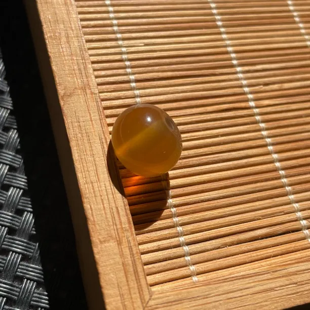 糖色玛瑙苹果圆配珠尺寸约10*13mm手工DIY配珠