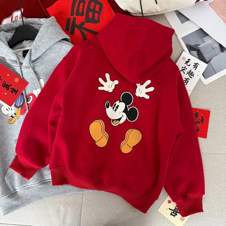 【好事发生】杭州六小六正版 BY LIUXIAOLIU冬季儿童加绒卫衣20507