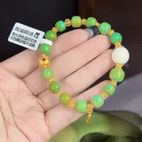 18K金镶嵌绿松石珠宝奇石