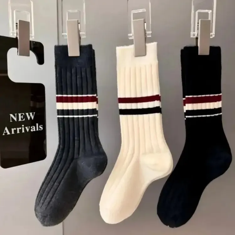 【抢3双！秋冬推荐】冬季保暖设计款搭鲨鱼裤百搭高级中筒堆堆袜