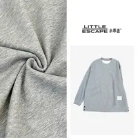 小乖逃双色TB三条灰色卫衣薄款不加绒春秋圆领百搭亲子装 S25231