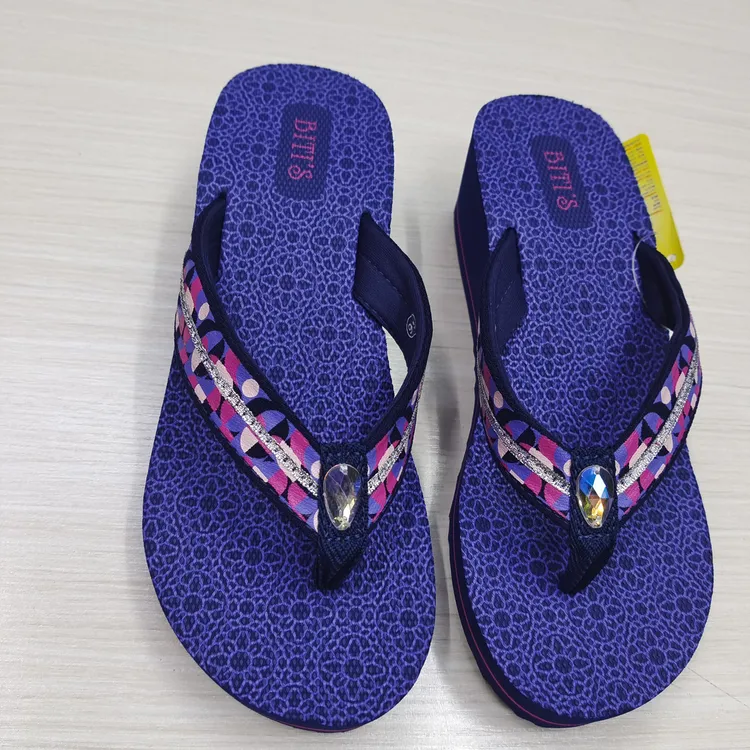 越南平仙品牌中跟舒适夹脚沙滩人字拖鞋时尚潮流橡胶底防滑耐穿鞋