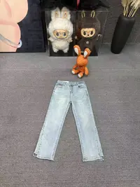 90010 弹力 直筒烟管裤