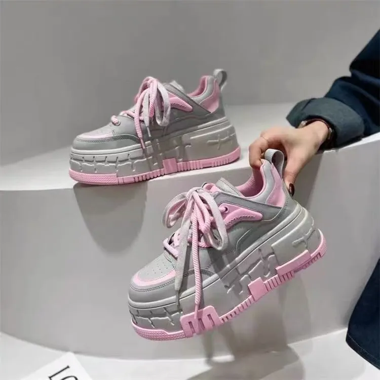 现货C1｜设计师款真皮羊里垫老爹鞋女｜标准尺码｜6621-5