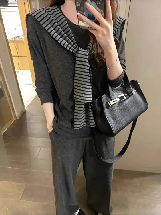 舒适圈~慵懒风舒适显瘦懒人三件套