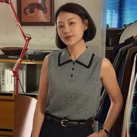 XIYE&W【日记小姐翻领坎肩】背心