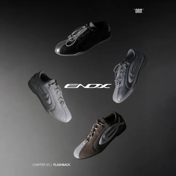 ENDX/25AW新款复古未来男鞋高级真皮赛车德训鞋舒适运动休闲鞋潮