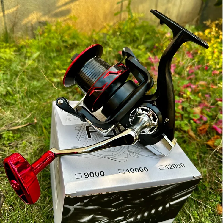 9000-12000猎影大斜口浅线杯大物远投轮纺车轮船钓轮海竿轮锚轮
