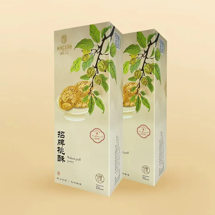 明贤食品招牌桃酥低温慢烤保留食材本味甜度刚好不腻口下午茶点心