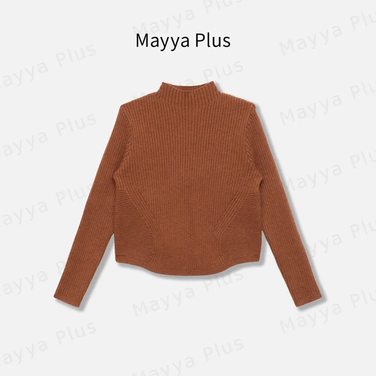 【温莎古堡】Mayya Plus麦芽定制气质显瘦流光风针织毛衣女32546231