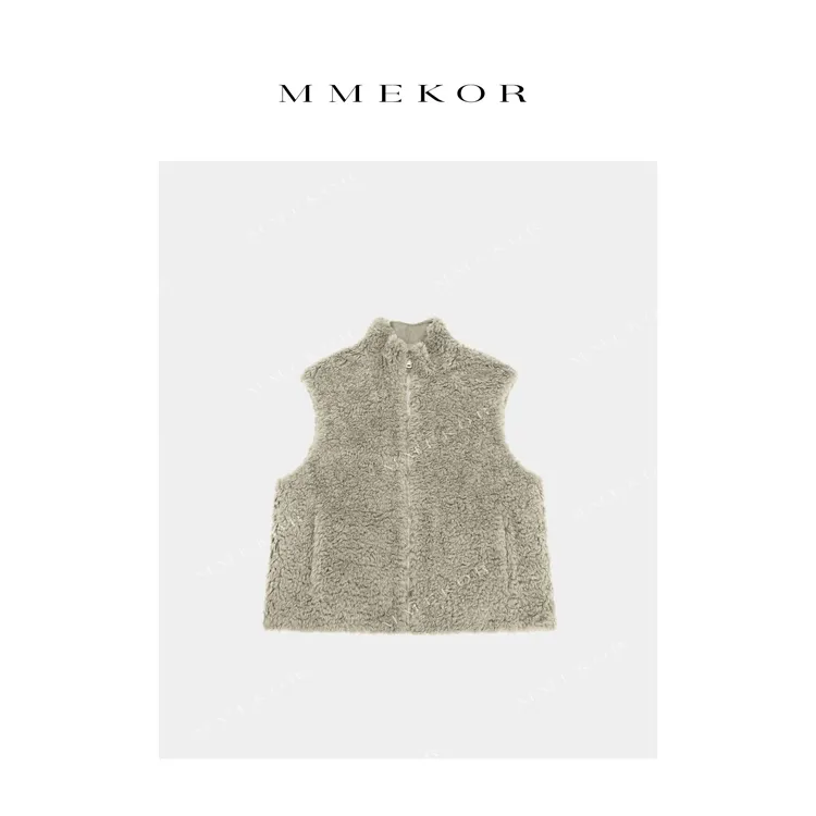 MMEKOR“三姐妹”马甲 2025新款秋款静奢老钱风时髦马夹 30769