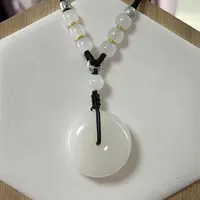 天然和田玉白玉平安扣