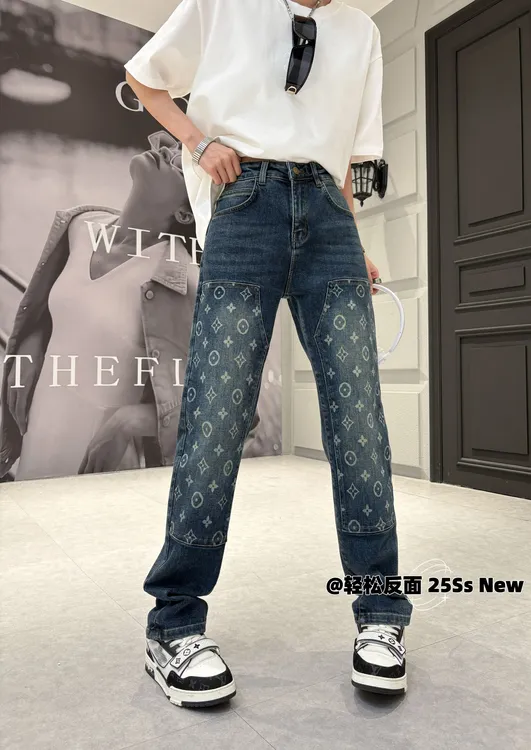 【回到未来】秋冬重磅新品爆款男女同款直筒小脚牛仔裤潮流百搭休闲