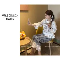 CHECHE【甜甜圈】超超超爱设计感卫衣韩国原单套头卫衣