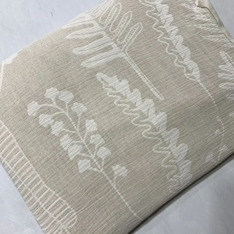 《鲁恬床品—桑榆》罗布麻双人被套加厚透气柔软原麻色被罩吸水简约