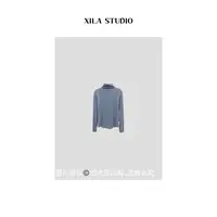 【XILA】岁月里的常青款 蚕丝羊毛交织高领打底衫
