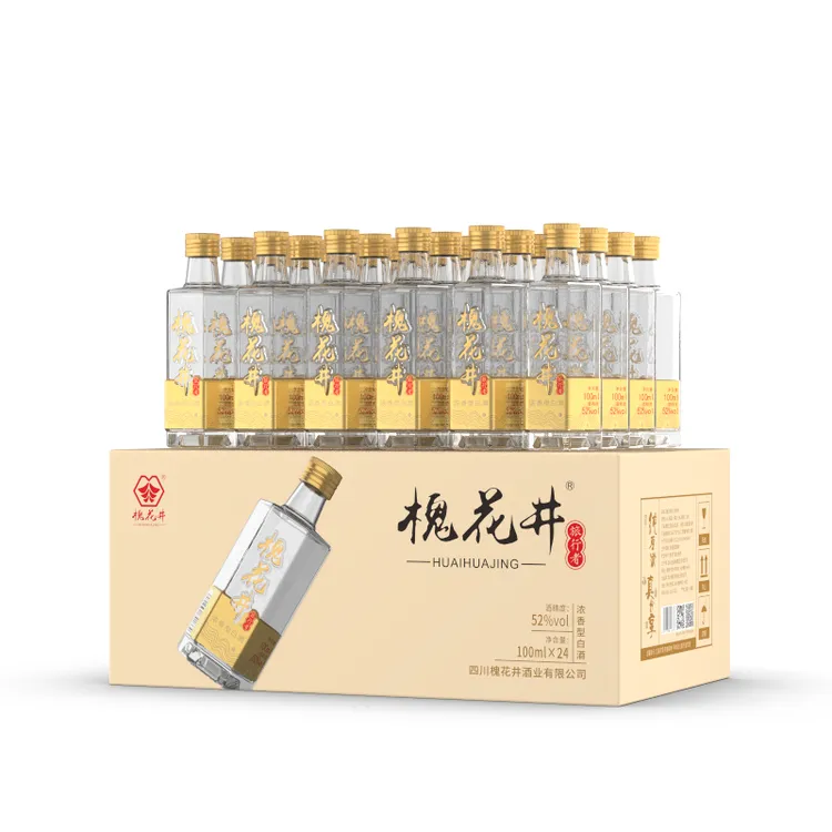 HUAIHUAJING/槐花井【整箱24瓶】旅行者52度浓香酒100ml52度52度