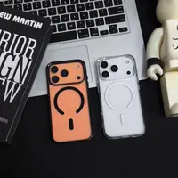 高透磁吸适用苹果17promax简约风iphone15/16pro苹果16/17手机壳