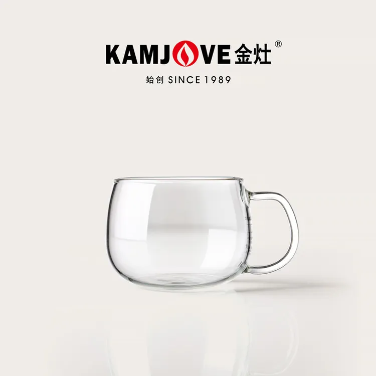 金灶K-105耐高温玻璃品茗杯家用办公个人喝茶小茶杯玻璃杯小杯子