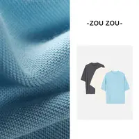 邹邹小个子新品 100羊毛高品针织衫T恤女简约圆领短袖休闲上衣