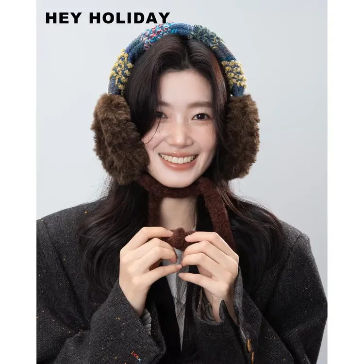 秋冬高级感保暖耳罩发箍新款薄款可爱毛绒防冻耳套