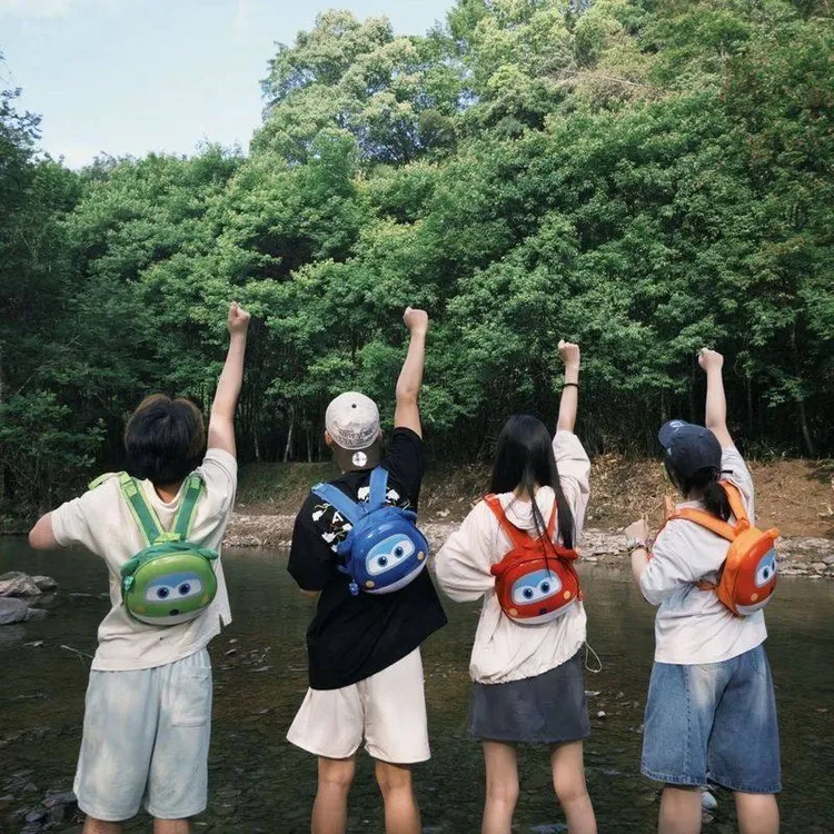 超级飞侠乐迪背带加长双肩包款登山包大学生立体创意旅行包儿童包